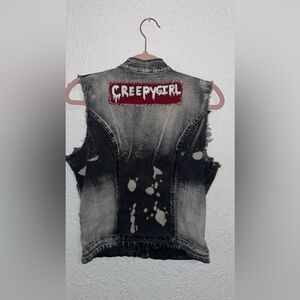 Lip service punk vest